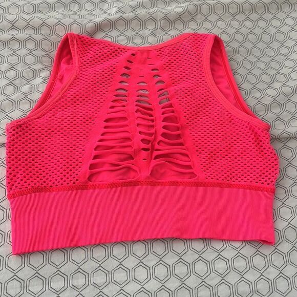 Zella hot pink athletic bra size Medium, New - Picture 2 of 3